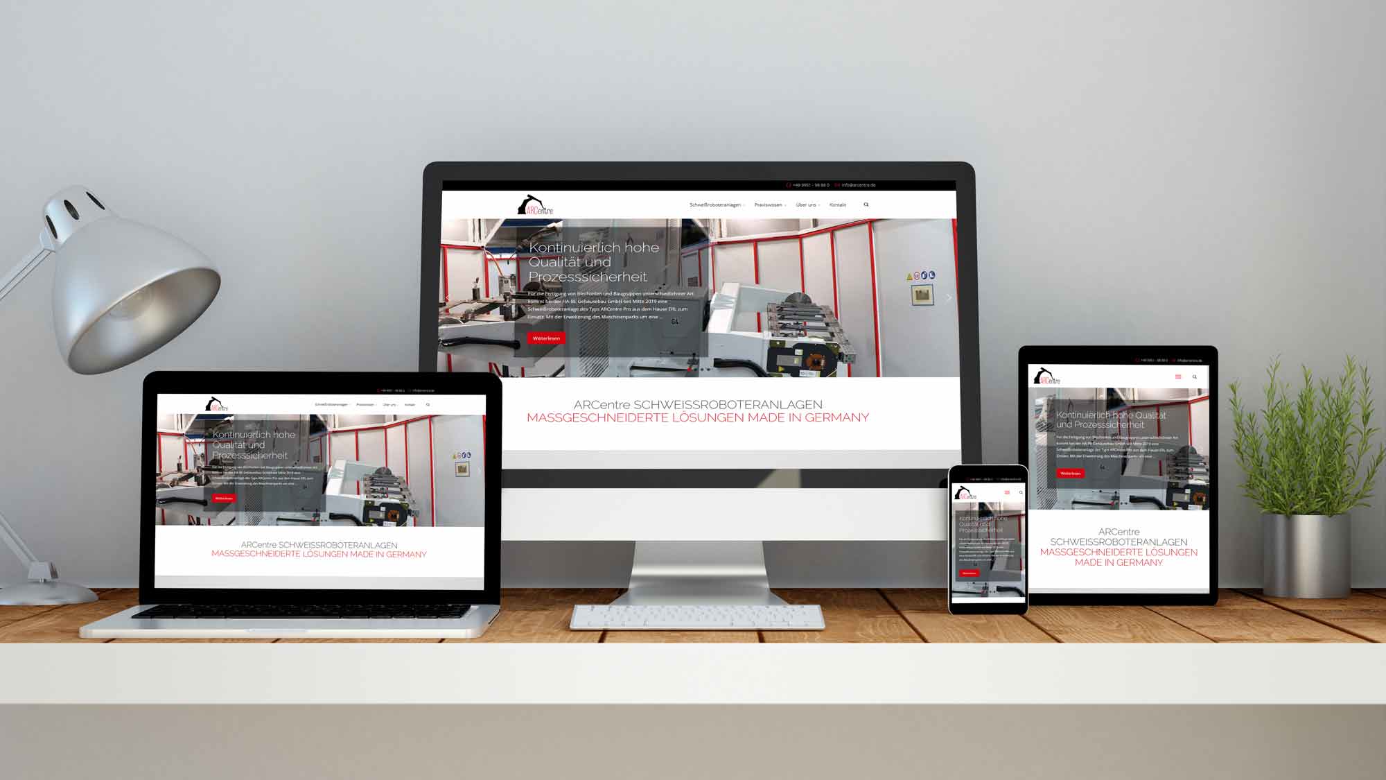 Neue Website für unsere Schweißroboterlösungen