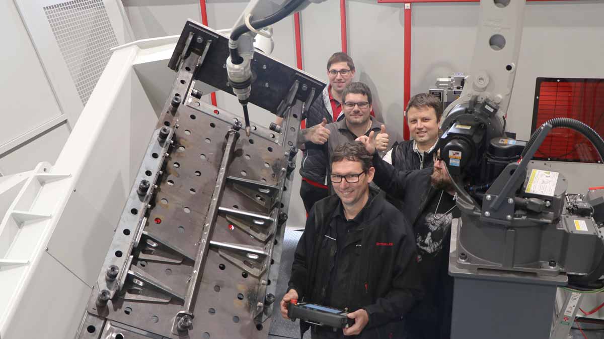 Auf lange Sicht beabsichtigt Thaler, die ARCentre Schweißroboteranlage zweischichtig oder sogar dreischichtig einzusetzen. 