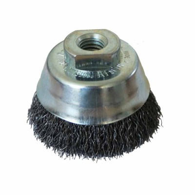 Topfbürste, 100mm, Stahldraht