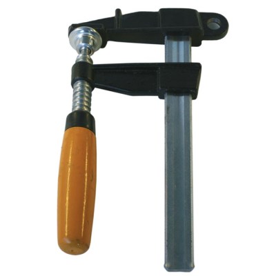 Polschweißzwinge, 300A, 150mm, Holzgriff