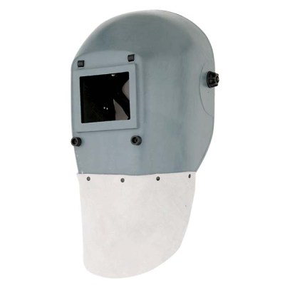 Kopfschutzschild KL, Lederlatz, ohne Gläser