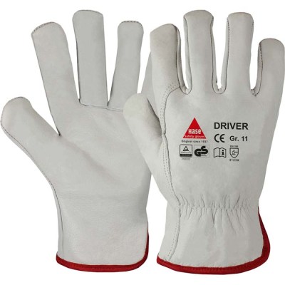 Arbeitshandschuhe, Driver, Gr. 10, Rindnappa