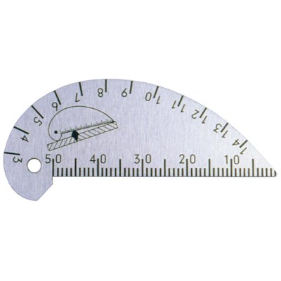 Schweißnahtlehre, Aluminium