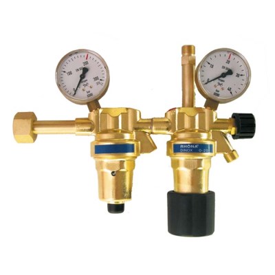 Druckminderer Wasserstoff, 20bar, 2stufig