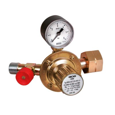 Propan Regler mit Manometer