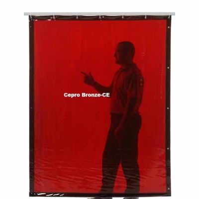 Schweißervorhang, CEPRO, bronze, transparent, 280x140cm