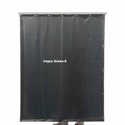 Schweißervorhang, CEPRO, grün, matt
