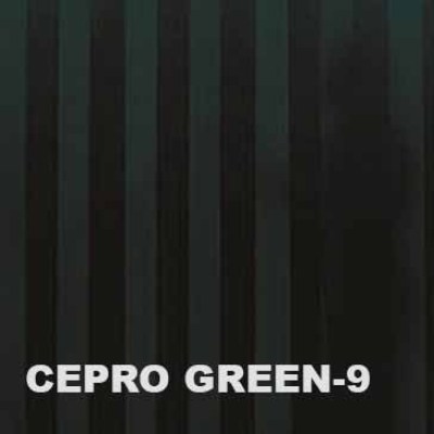 Schweißlamellen, CEPRO, grün, matt, 300x2mm