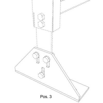 CEPRO SONIC Höhenverstellbarer Fuß