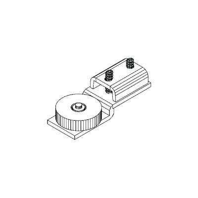 Endanschlag mit Gummipuffer