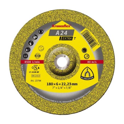 Schruppscheibe A 24 Extra T, 180x8x22mm