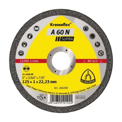 Trennscheibe A 60 N Supra, 125x1x22mm