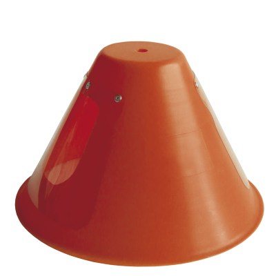 Abspulhaube rund für Faß mit Spannring